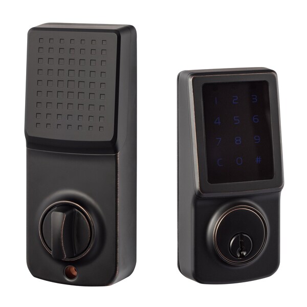 Sure-Loc Hardware Sure-Loc Hardware Touch Screen Deadbolt With Z Wave Function, Vintage Bronze DK201-TSZW 11P - main